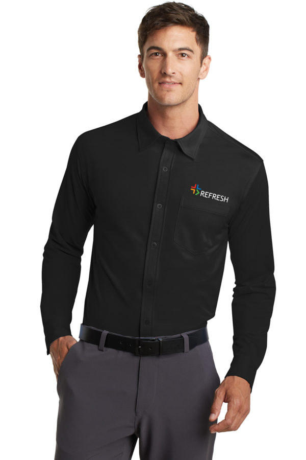 Port Authority® Dimension Knit Dress Shirt - Image 2