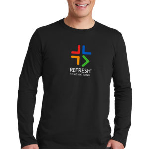 Gildan Softstyle® Long Sleeve T-Shirt with Full Chest Logo